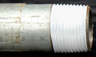 Taped Pipe Threads